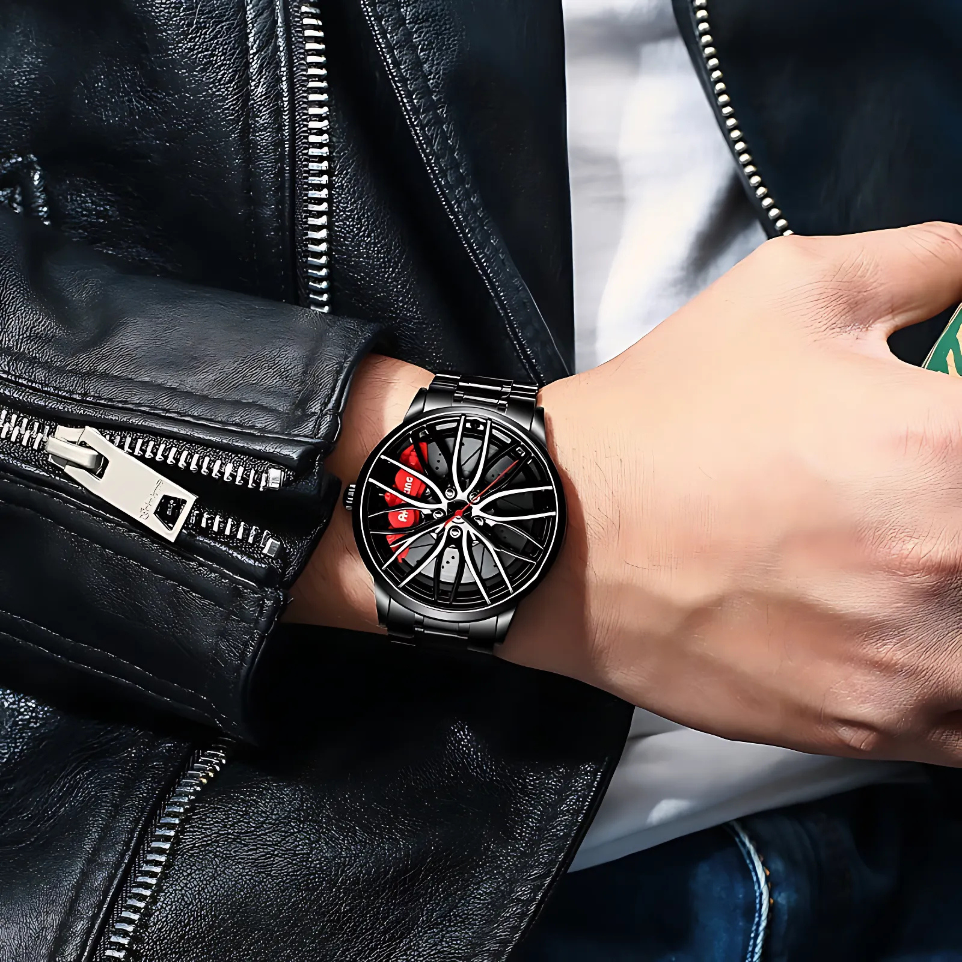 SKMEI Stable Wheels Creative Men’s Watch